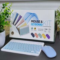 Rechargeable Bluetooth Wireless Keyboard & Mouse Combo – Slim Design | Multi-Device | Long Battery Life