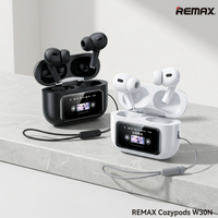 Remax W30N ANC TWS Earbuds – Bluetooth 5.4 | ANC+ENC | Touch Screen Display