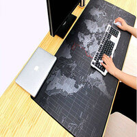 Worldmap Gaming Mouse Pad (35" × 15.8") – XXL Extended Desk Mat | Smooth Surface | Anti-Slip Base