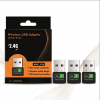 LV-UW06D 2.4G Wireless USB WiFi Adapter – 802.11N | USB WiFi Dongle | Driver Free