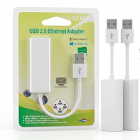 USB 2.0 to Ethernet Adapter – Stable Wired Network Connection for PC & Laptop