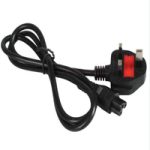 Laptop Power Cable with Fuse – UK 3-Pin AC Power Cord for Laptop Adapter, Charger & Electronic Devices