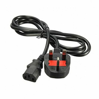 Desktop Power Cable with Fuse – Reliable & Safe Power Cable for PC, Monitor, Printer & Desktop Accessories