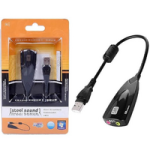 Steel Sound Card – USB External Sound Card with 3.5mm Headphone & Microphone Support