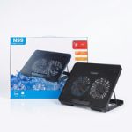 N99 Laptop Cooling Pad – Dual Fan Laptop Cooler with Adjustable Stand for Better Cooling & Comfortable Use