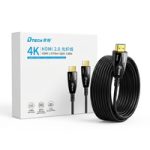 Dtech HDMI 15 Meter Fiber Cable – Long Distance 4K High-Speed HDMI Cable for TV, Projector, Monitor & Gaming