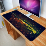 Fire Gaming Mouse Pad (35" × 15.8") – XXL Extended Desk Mat | Smooth Surface | Anti-Slip Base