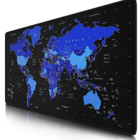 Worldmap Gaming Mouse Pad – 27.6" × 11.8" XL Extended Desk Mat | Smooth Surface | Anti-Slip Base