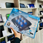 Mikuso Peipah-6 NCP-066 Laptop Cooling Pad – 6 LED Fans | Adjustable Height | Dual USB