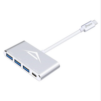 D-Tech Type-C USB Hub – 4-Port USB 3.0 | High-Speed Data Transfer | Compact Design