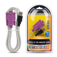 USB 2.0 to RS232 Serial Cable – USB to DB9 COM Port Adapter for PC, Laptop & Serial Devices